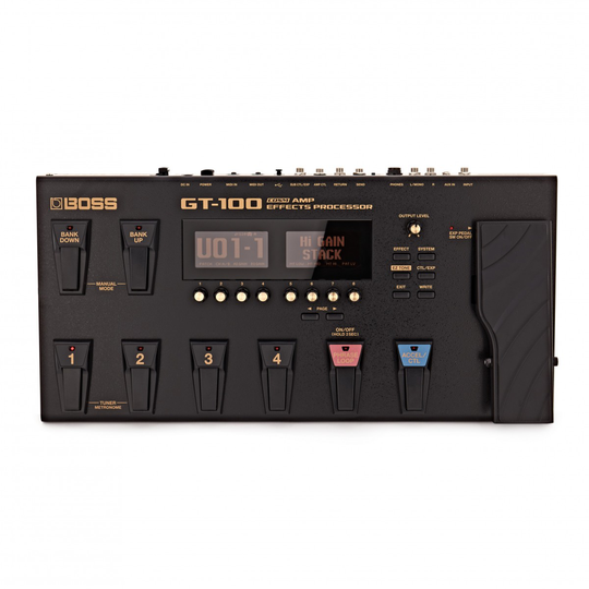 Boss GT-100 Effects Processor with Bag