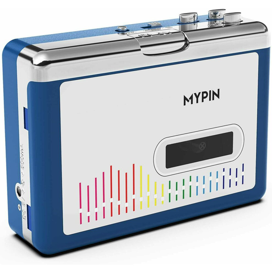 Portable Cassette Player Bluetooth Cassette Player with Headphone, Tape Player