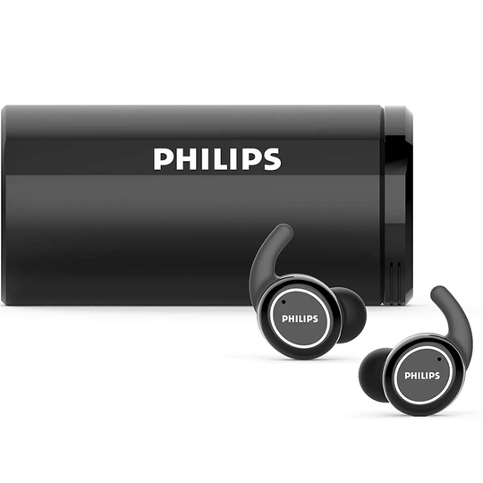 Philips Action Fit Sports True Wireless Headphones with IPX4 Water Resistance - Black