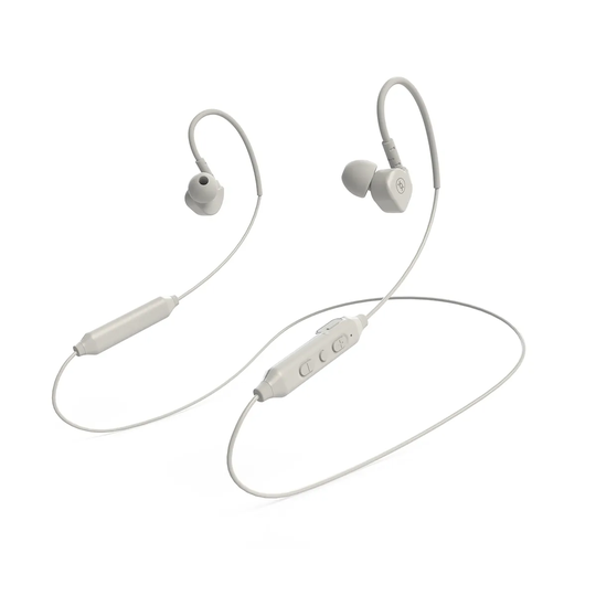 MIXX Memory Fit 5 Bluetooth Wireless Stereo Sports Earphones - White