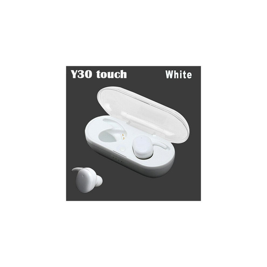 (White) TWS Bluetooth 5.0 Wireless Headphones In-ear Noise Reduction Stereo