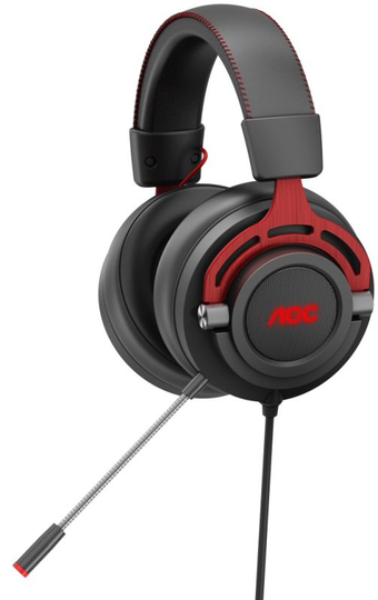AOC GH300 USB Wired 7.1 Surround Sound RGB Gaming Headset