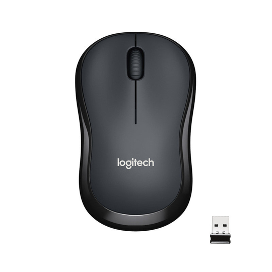 Logitech M220 Ambidextrous Wireless Silent Mouse (Optical Laser, USB for Windows/Mac/Chrome OS/Linux) - Grey