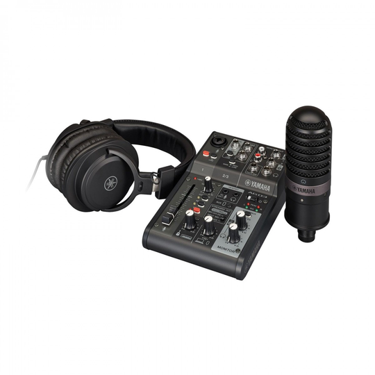 Yamaha AG03MK2 LSPK Live Streaming Pack Black