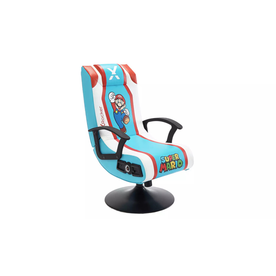X Rocker 2.1 Stereo Audio Pedestal Chair - Mario Edition