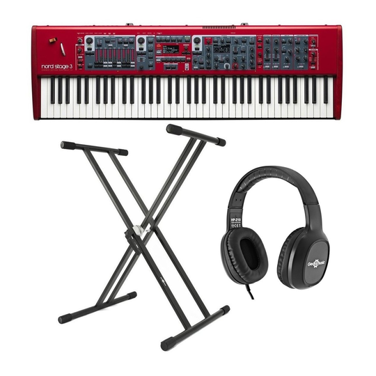 Nord Stage 3 HP76 Digital Piano With Stand & Headphones