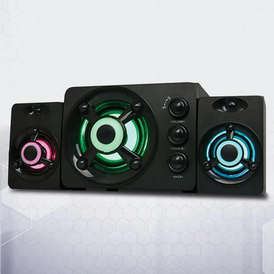 RED5 Zeta Light-Up Gaming 2.1 Speaker Set