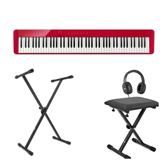 Casio PX S1000 Digital Piano X Frame Package Red