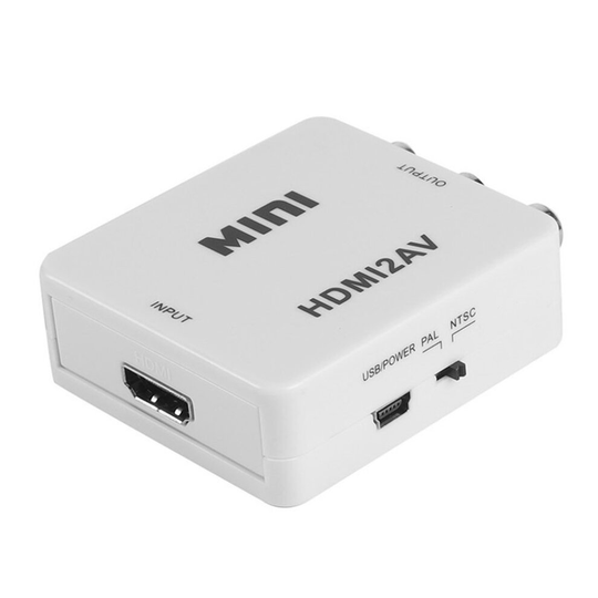 HDMI to AV CVBS Video Audio Signal Converter Adapter For TV VHS VCR DVD