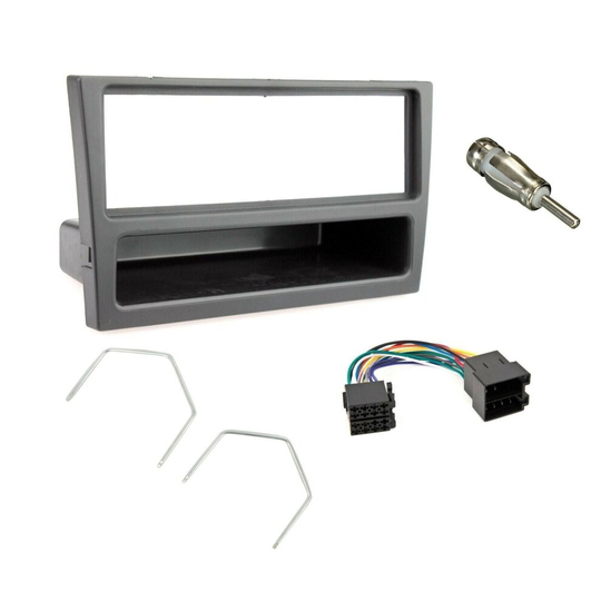 for Vauxhall Agila 2000 Onwards CD Radio Stereo Facia Fascia Kit Black Fp-19-00