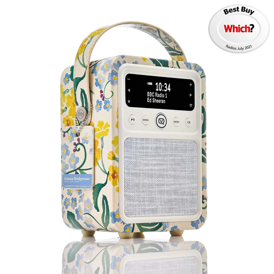 VQ Monty DAB/DAB+ Digital Radio & Bluetooth Speaker - Emma Bridge Water Primrose Forget Me Not