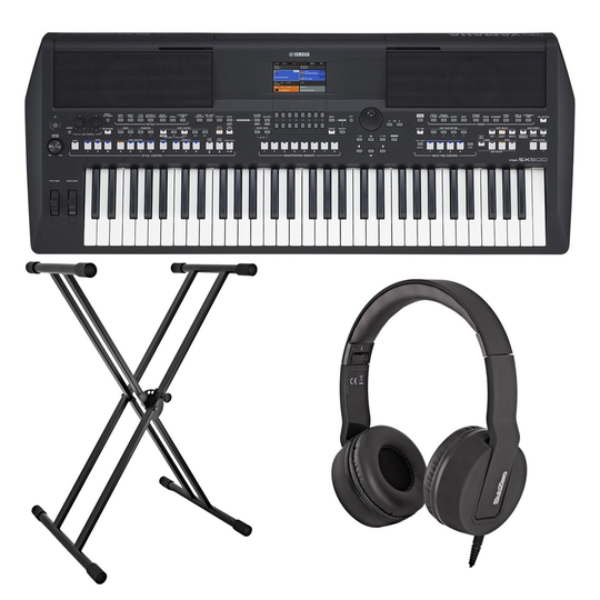 Yamaha PSR SX600 Digital Arranger Keyboard Bundle