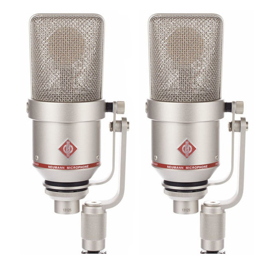 Neumann TLM 170 R Switchable Studio Microphone Stereo Set Nickel