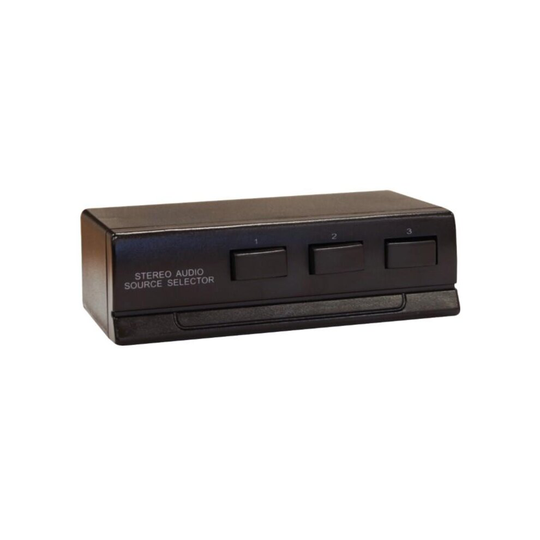 E-Audio 3 Way Stereo Audio Source Selector