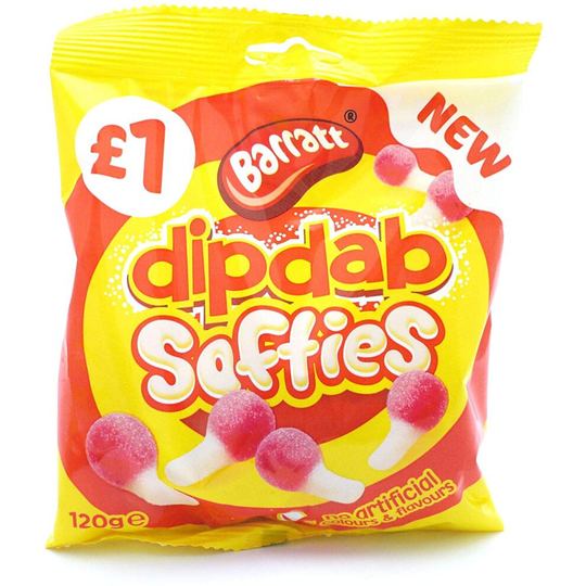 Barratt Dip Dab Strawberry & Lemon Flavour Softies, 1.440 kg