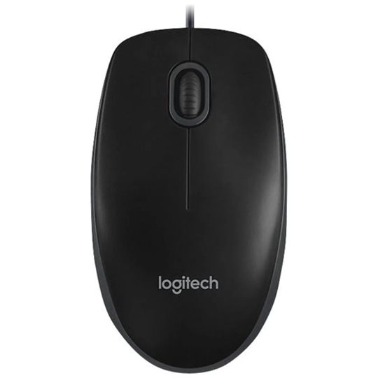 Logitech B100 Optical USB Mouse - Black