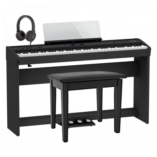 Roland FP-60X Home Piano Bundle Black