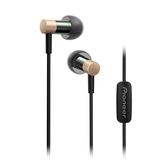 Pioneer SE-CH3T-G GOLD Hi-Res Audio In-Ear Headphones