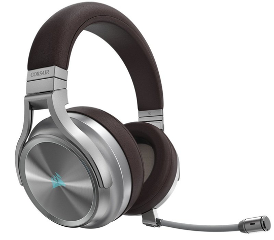 Corsair Virtuoso RGB Wireless SE High-Fidelity Gaming Headset with 7.1 Surround Sound - Espresso
