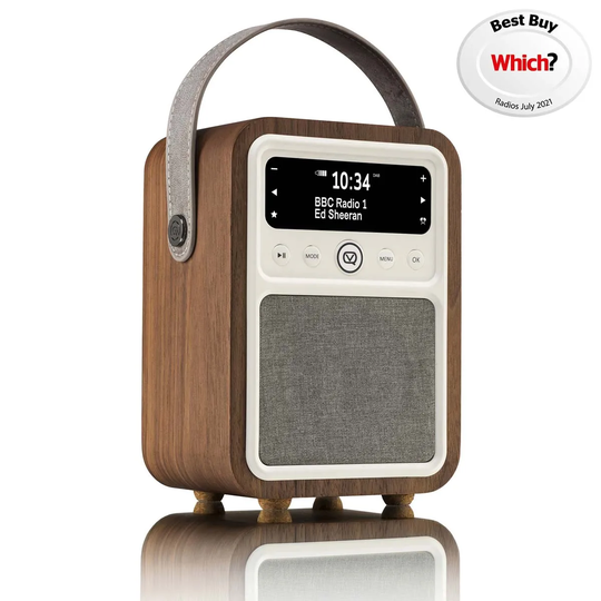 VQ Monty DAB/DAB+ Digital Radio & Bluetooth Speaker - Walnut