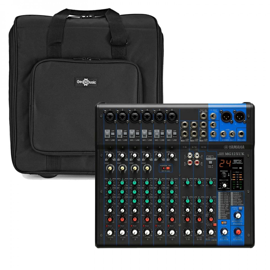 Yamaha MG12XUK Analog USB Mixer with Gear4music Bag