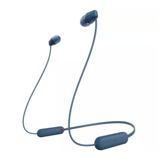 SONY WI-C100 Wireless Bluetooth Earphones Blue