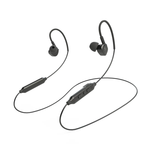 MIXX Memory Fit 5 Bluetooth Wireless Stereo Sports Earphones - Black