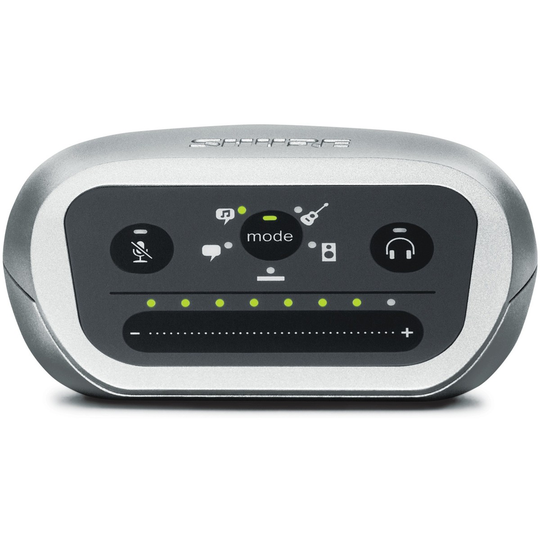Shure MVi MOTIV Digital Audio Interface - Mac PC iPhone iPod iPad