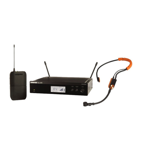 Shure BLX14RE/SM31-T11 Rack Mount Wireless Headset System with SM31FH