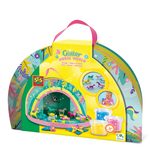 Ses Creative Glitter Horse World Play Suitcase Unisex Ages Three Years And 00426