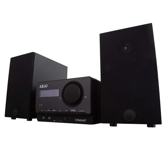 Akai Bluetooth CD Micro DAB Radio Black