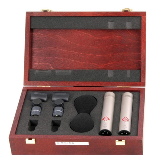 Neumann KM 184 Stereo Microphone Set Nickel