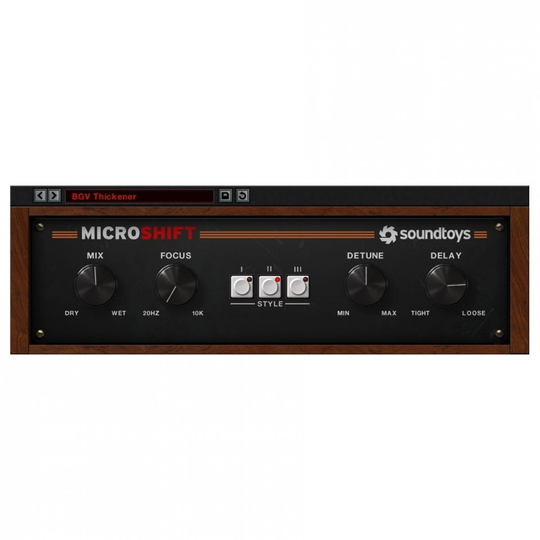 Soundtoys MicroShift 5