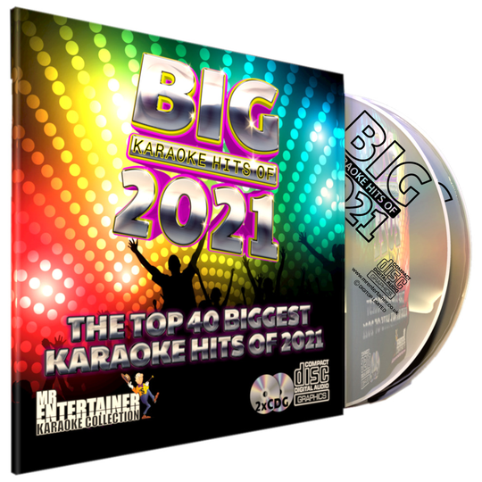 2021 Karaoke Chart Hits CDG Disc Pack. The Top 40 Chart Pop Songs