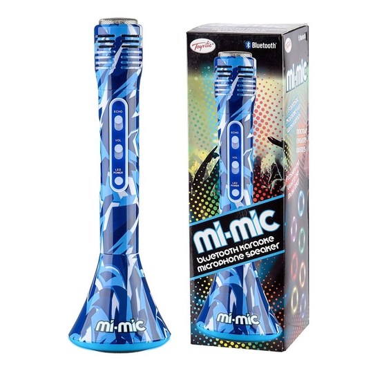 Toyrific Mi-Mic Bluetooth Karaoke Microphone Speaker Camo