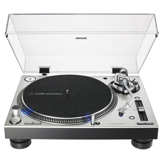 Audio Technica ATLP140XPSVEUK Direct Drive Manual Turntable Silver