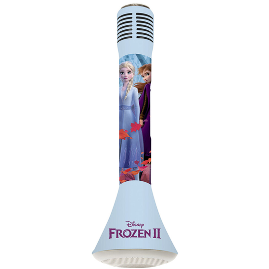 Lexibook Frozen 2 Elsa Anna Olaf Portable Bluetooth Microphone - Blue/Purple - MIC210FZ