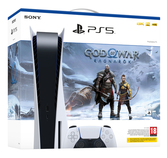 PlayStation 5 Console & God Of War Ragnarok Game Bundle