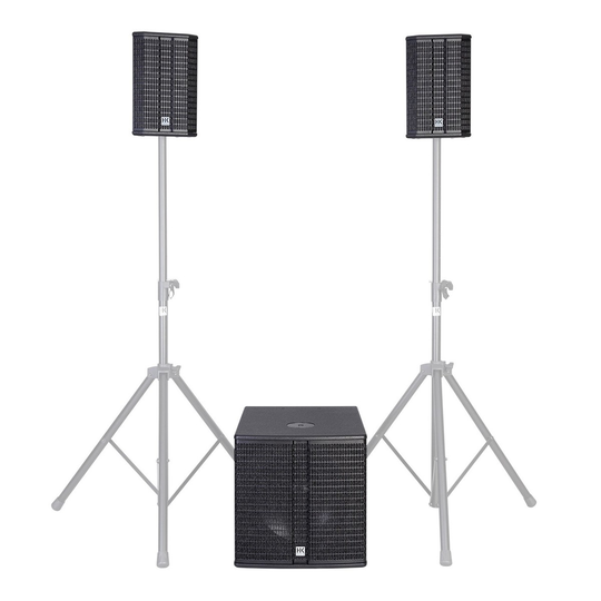 HK Audio LUCAS 2K15 Active 2.1 PA System 15 Sub