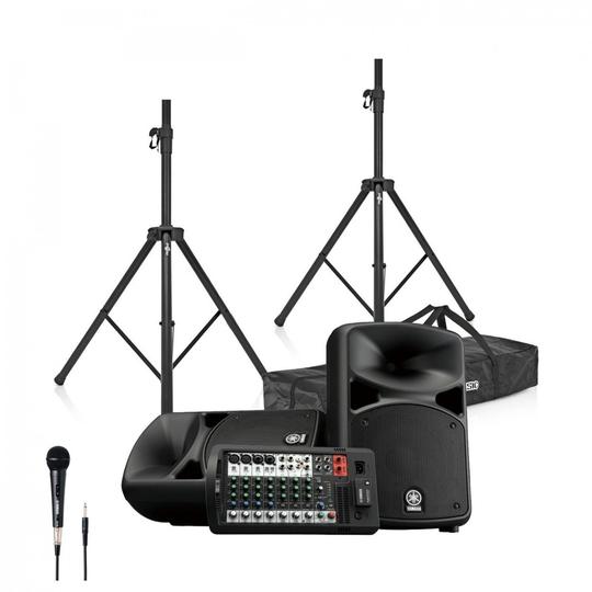 Yamaha Stagepas 600BT Portable PA System Vocal Performance Package