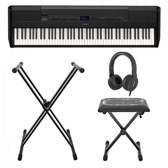 Yamaha P515 Digital Piano X Frame Package Black
