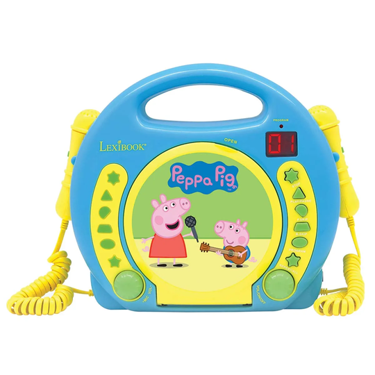 Lexibook Peppa Pig CD Player With Microphones