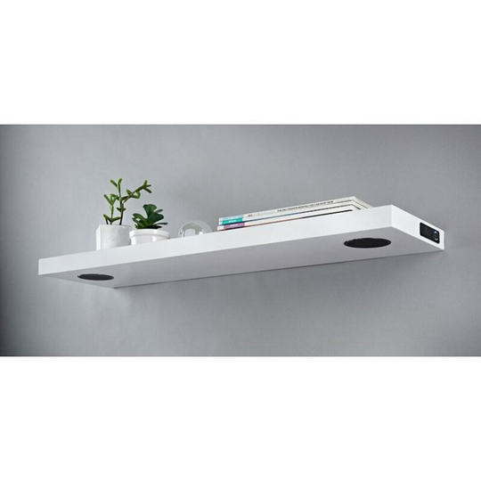 Lixa 80cm Wall Mount Floating Bluetooth Speaker Shelf Display G-0011