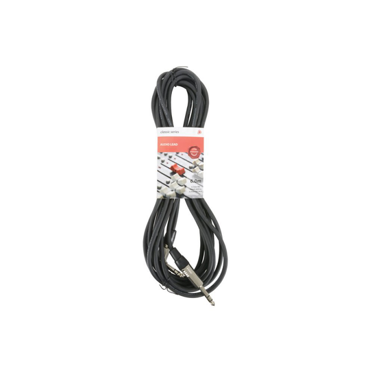 Classic 6.3mm TRS Angle Jack to Straight Jack Leads