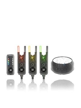 Sonik Gizmo Bite Alarms &Amp; Receiver Set (With Free Bivvy Light)