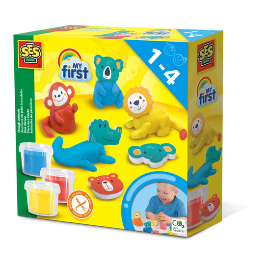 Ses Creative Children's My First Modelling Dough Animals Unisex One To Four 14434