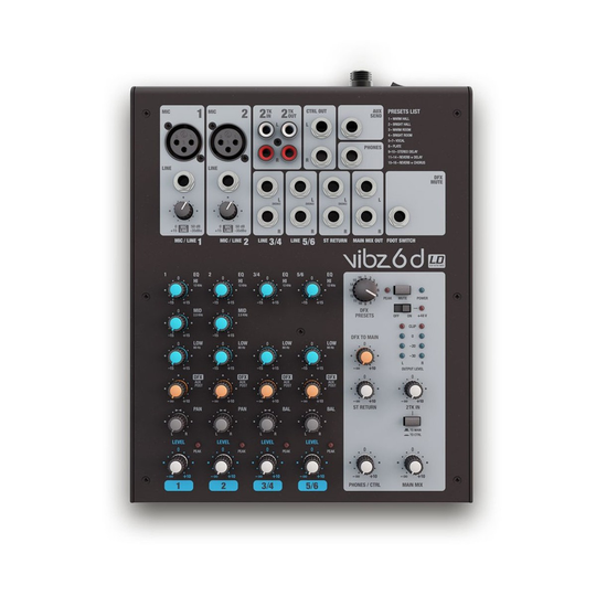 LD Systems VIBZ 6 D Analog Mixer with DFX