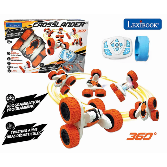 Lexibook Crosslander Rechargeable Radio Controlled Stunt Car