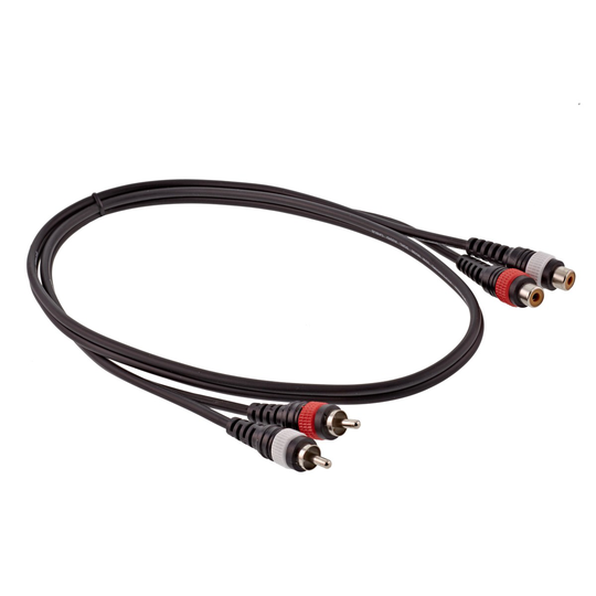 RCA Phono Extension Cable 1m