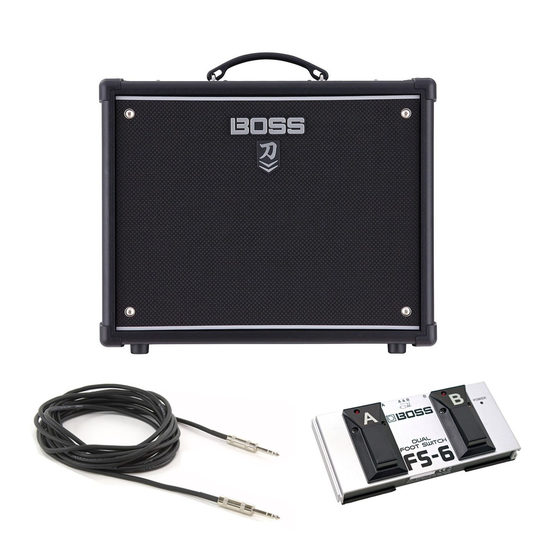 Boss Katana 50 MKII 1x12 Combo with FS6 Footswitch